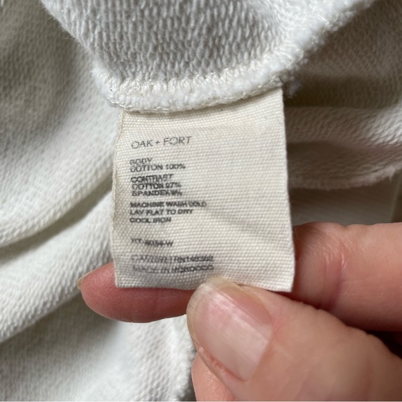 Oak & Fort Refined oversized crewneck sweatshirt - Picture 7 of 8